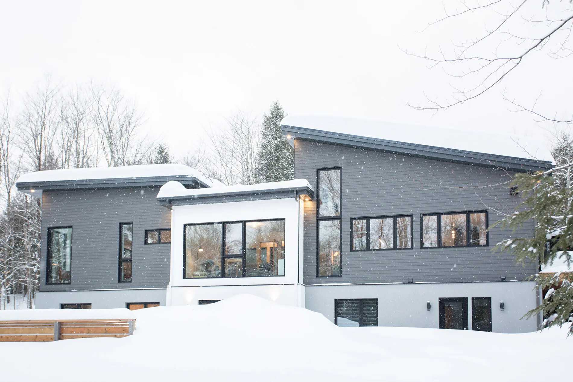 Maison vu de l'arrière