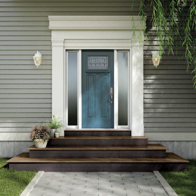 Porte d'entrée d'une maison