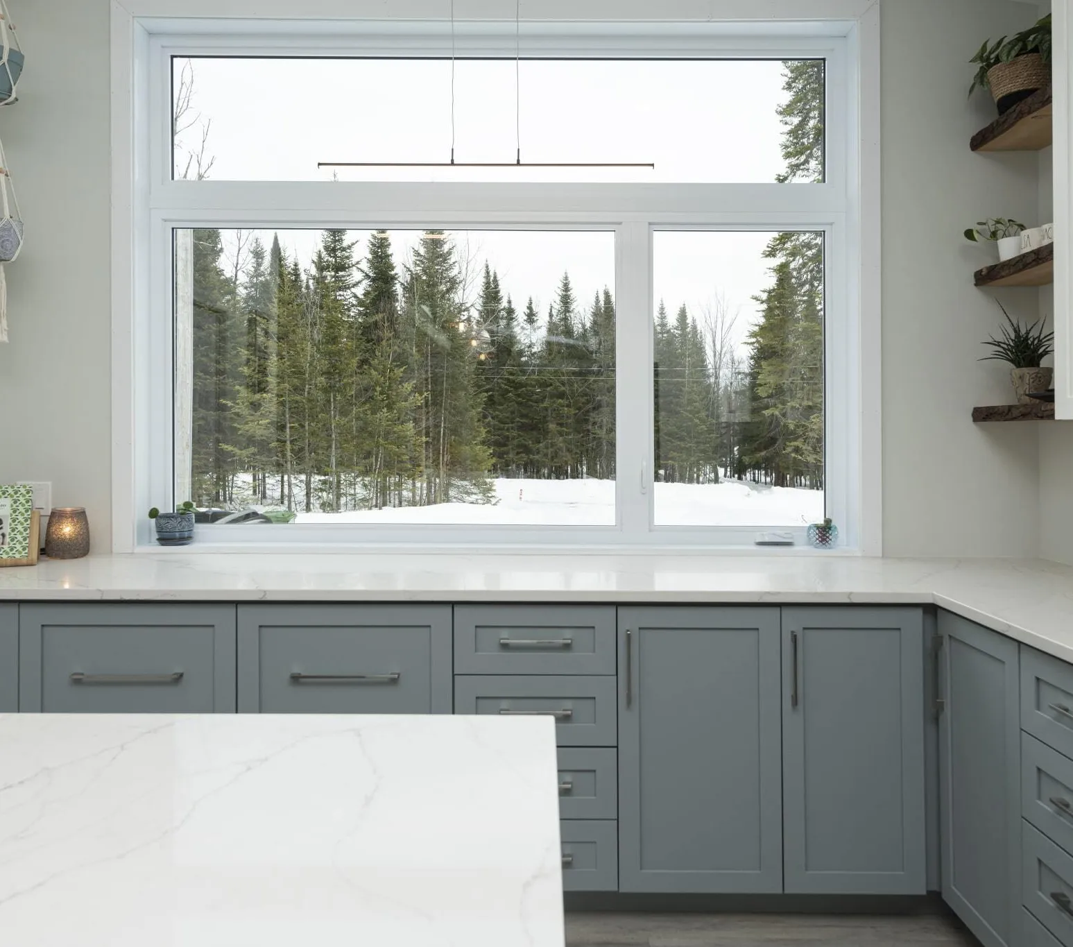 Inside kitchen window