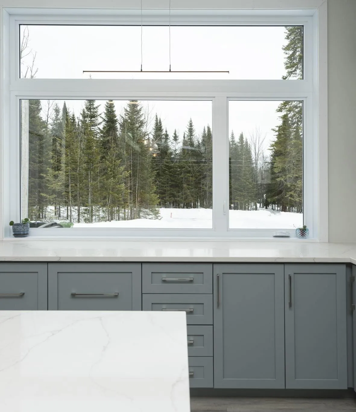 Inside kitchen window